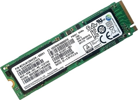 SAMSUNG M.2 NVMe 128GB SSD ノートパソコンや用